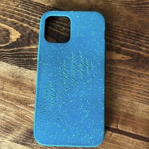 Pela compostable green case for iPhone 12/12 pro